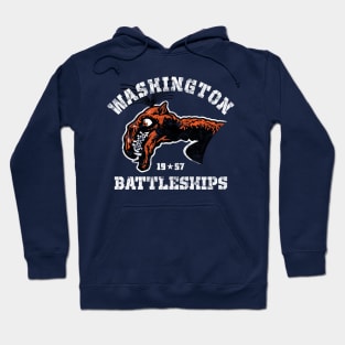 Giant Claw Washington Battleships Sports Team Hoodie